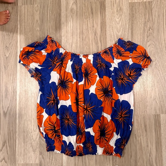 Fighting Eel Tops - Fighting eel off the shoulder top size M